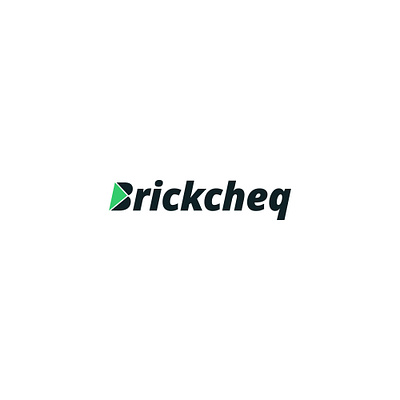 Brickcheq creative logo green logo logo design modern logo tech logo