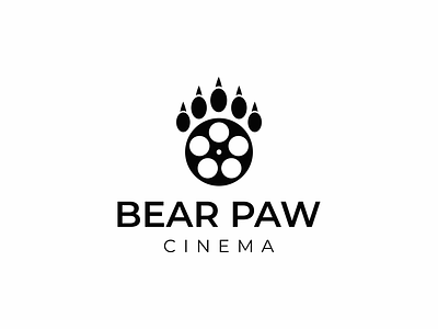 Bear Paw /cinema/ bear cinema film logo movie paw