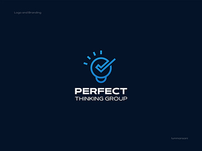 Perfect Thinking Group Logo Design | Branding app logo brand identity branding business graphic design group ideas logo minimalist modern logo perfect thinking