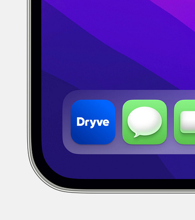 Dryve - Icon app icon branding design icon ios logo mobile ui ux