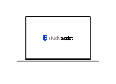 study assist design logo study assist typography