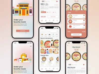 Food Ordering App app design figma food app mobile design mockup prototype ui ux