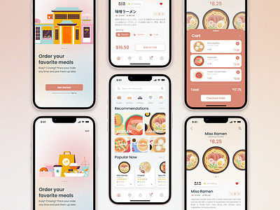 Food Ordering App app design figma food app mobile design mockup prototype ui ux