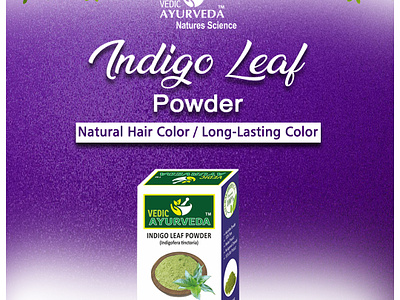 Natural Indigo Powder For Grey Coverage 100gm hair haircare indigo powder indigo powder for hair powder