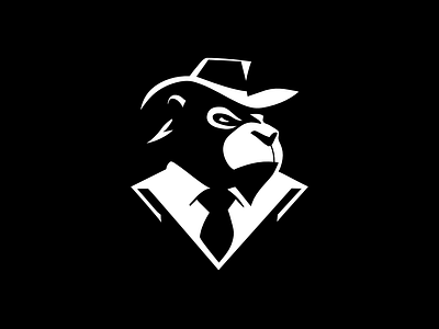 The Monkey Gentleman Logo branding design graphic design icon illustration logo monkey typography ui ux vector