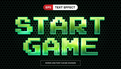 Start Game Text Effect luxury