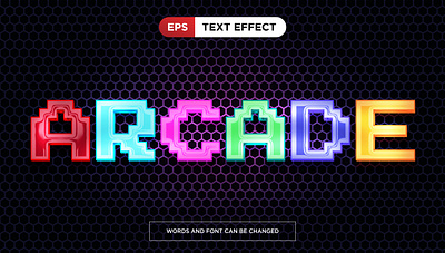 Arcade Game Text Effect luxury