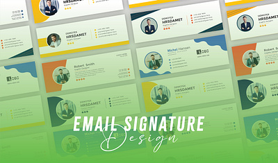 Email signature template design brand business design email fashion signature template