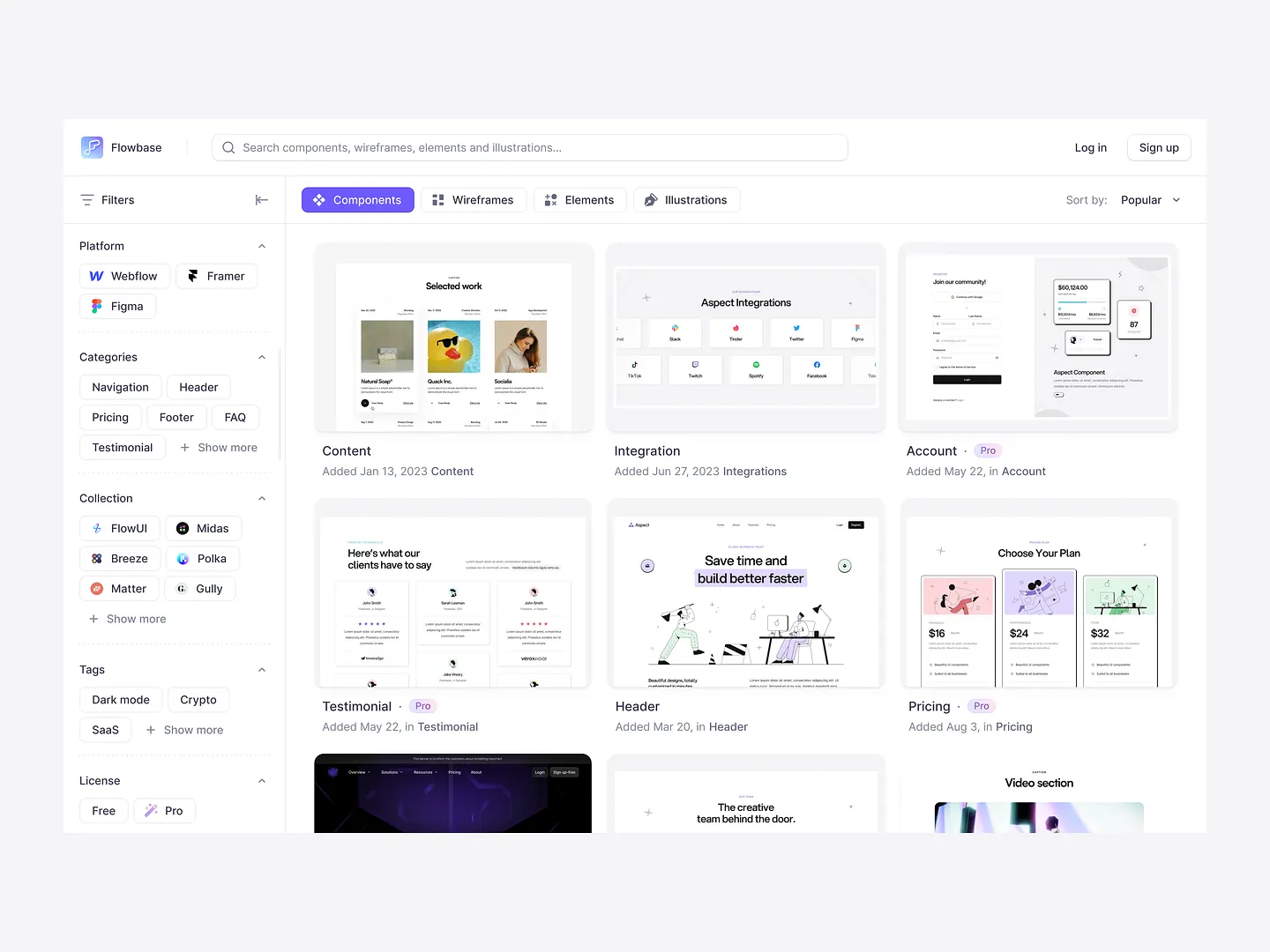 Resource Library UI: Streamlined Design for Enhanced User Experience