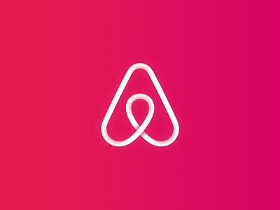 Airbnb - App icon redesign concept #11 - large app branding design graphic design illustration logo typography ui ux vector