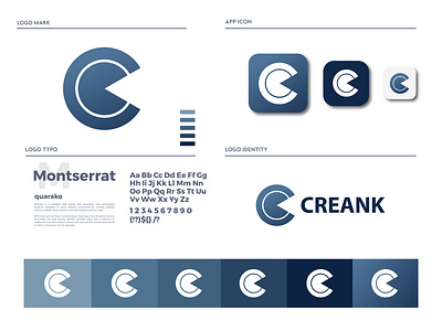 CREANK CONCEPT - LOGO DESIGN best logo brand identity branding creative design illustration logo logo design ui vect plus