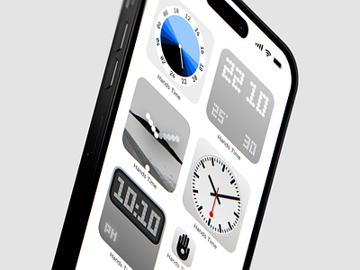 Hands Time App app appstore clock clockface design figma hand hands handstime real reality sketch time timeface timer times ui watch widget widgets