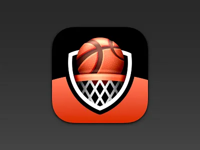 Elite Hoops App Icon app app icon basketball icon icons ios madewithsketch sports