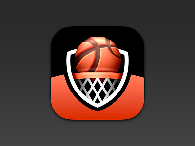 Elite Hoops App Icon app app icon basketball icon icons ios madewithsketch sports