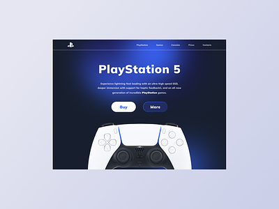 PlayStation 5 play station 5 ui web design