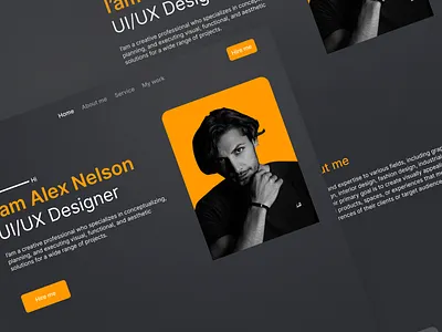 Web Profile Design branding concept design design simple web design ui graphic design inspiration landing page modern popular profile simple simple web study case trend ui web web design web profile website