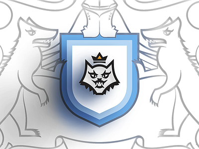 Crest coat of arms crest design fox graphic design illustration logo royal