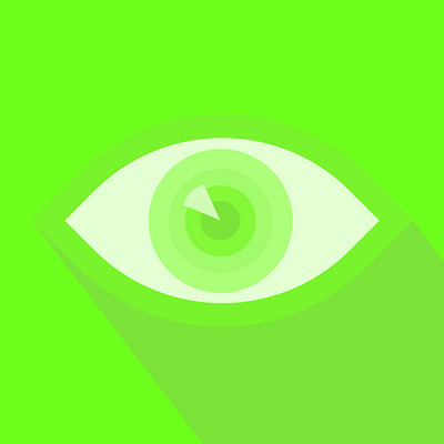 Green Eye color color theory design flat color graphic design illustration
