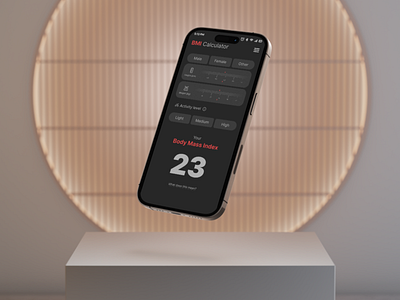 Daily UI 004 - BMI calculator bmi dailyui design figma ui
