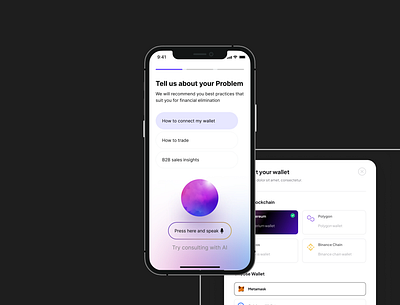 Crypto product details ⚙️ app appdesign crypto kit productdesign products support ui ux wallet