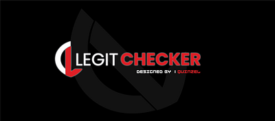 LEGIT CHECKER graphic design logo