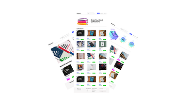 Online Bookstore | UI Design | Figma branding ui webdesign