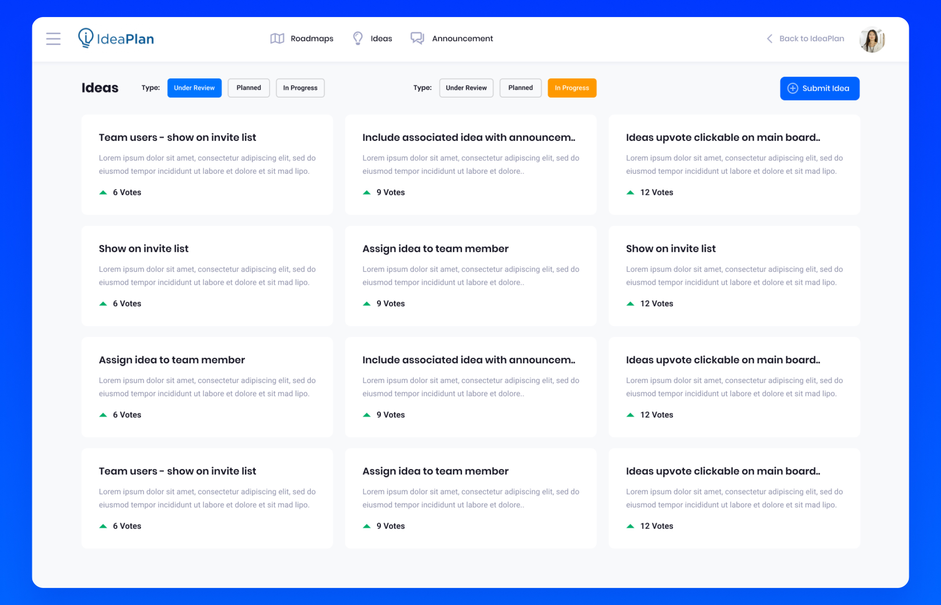 Ideas Table List for SaaS app blue card components dashboard design ideas list orange table ui web website white
