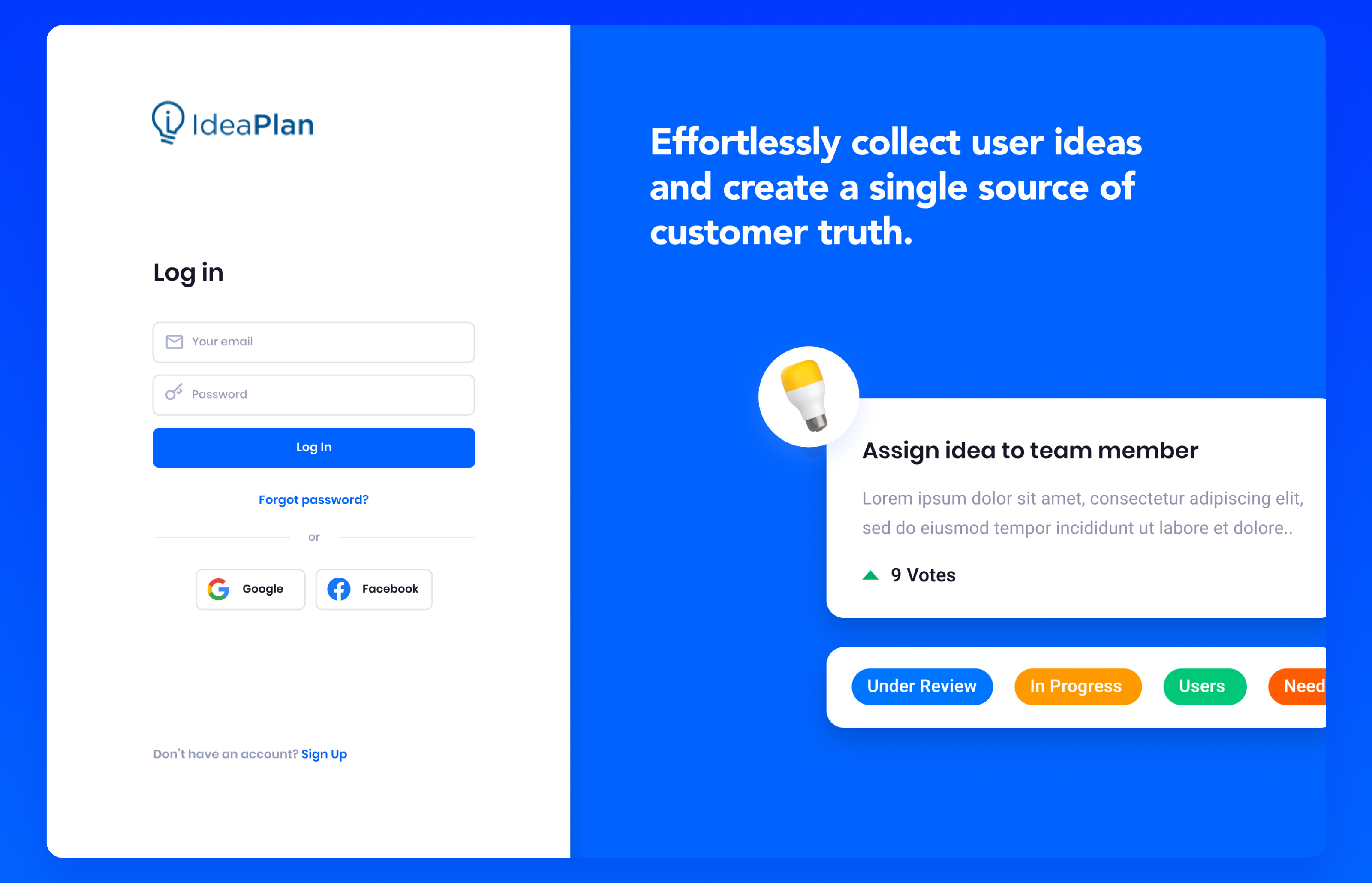Onboarding Log In screen app design figma framer log in login sign up signup ui web website