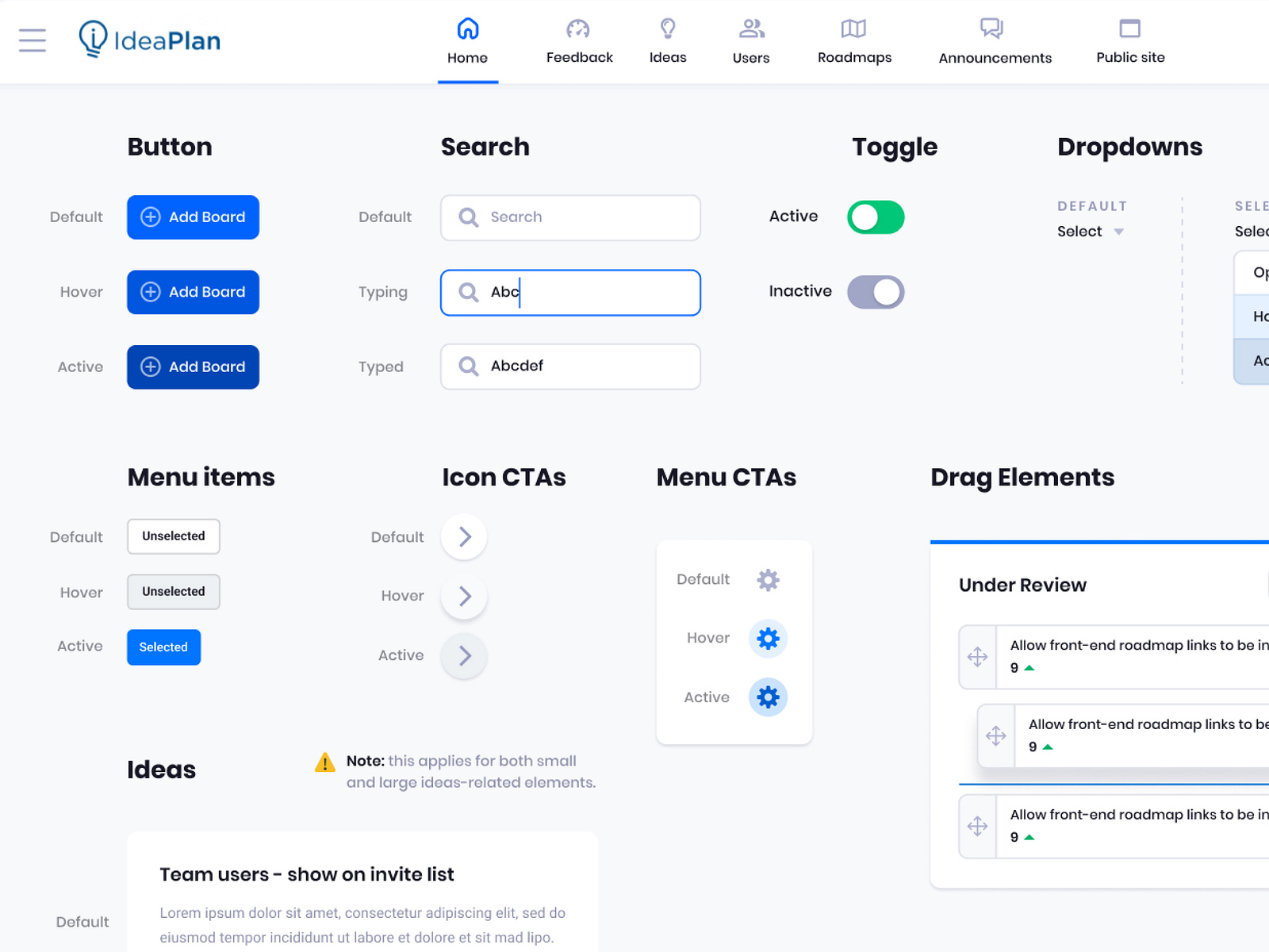 Style Sheet With Ui Components By Pierluigi Giglio On Dribbble