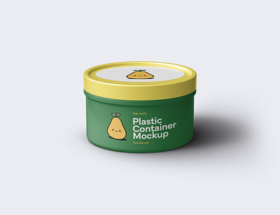 Plastic Container Mockup mockup design