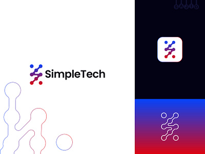 letter logo, modern, creative, unique, symbol, mark, S Tech Logo letter logo logo design modern logo s letter logo s logo s tech s tech logo simple tech logo tech logo