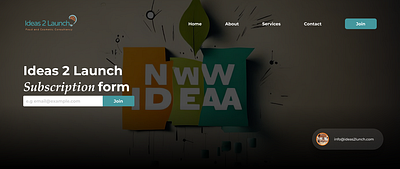 Rebranding Ideas2Launch website 3d branding logo ui