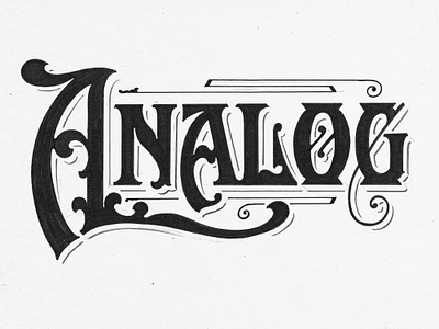 Analog design font handlettering illustration lettering texture typeface typography vintage