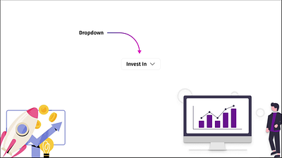 Dropdown #DailyUI app dailyui design dropdown invest stock ui ux