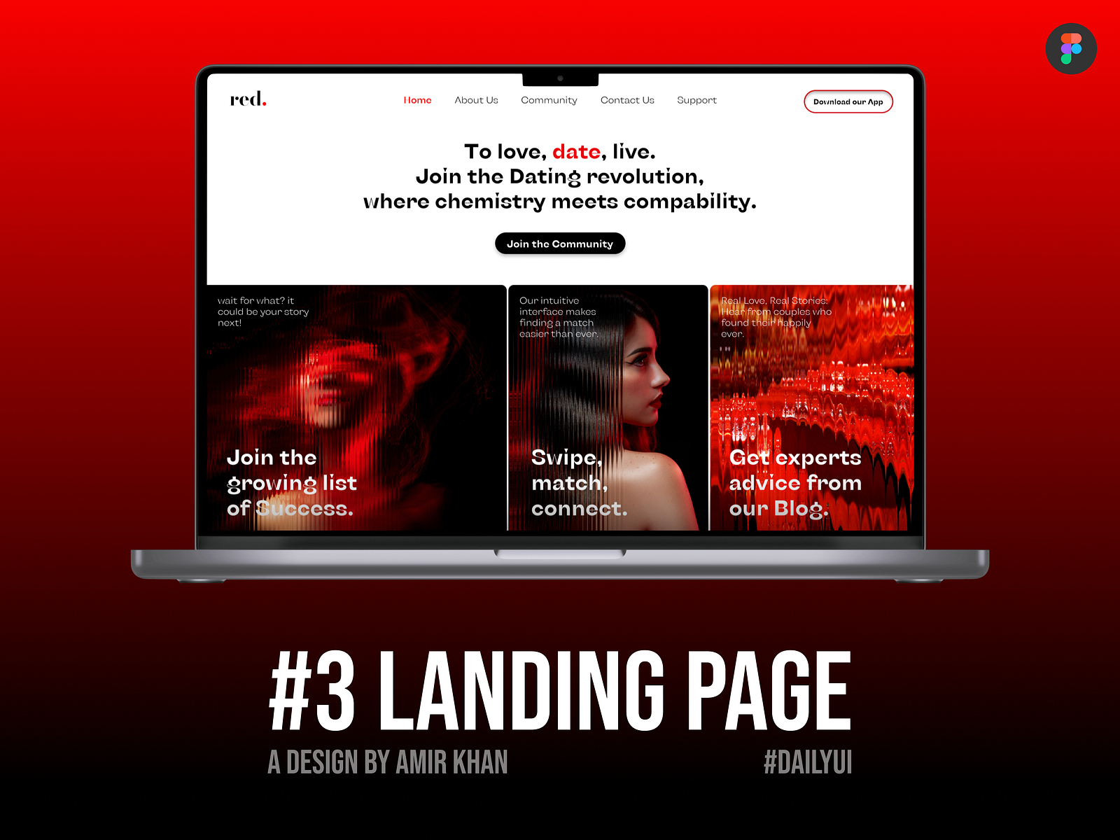 3-landing-page-a-dating-app-by-amir-khan-l-on-dribbble