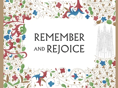 Duke Chapel Music: The 2022 Spring Oratorio concert illuminated manuscripts illustration layout music program typography