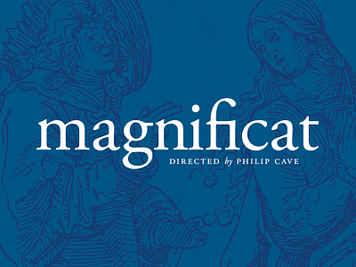 Magnificat art concert design durer graphic design illustration layout music programs woodcut