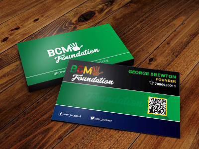 Double Sided Business Card 3d animation branding graphic design logo motion graphics ui
