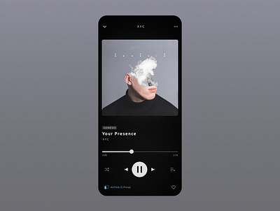 Phone Music Player app music phone ui ux