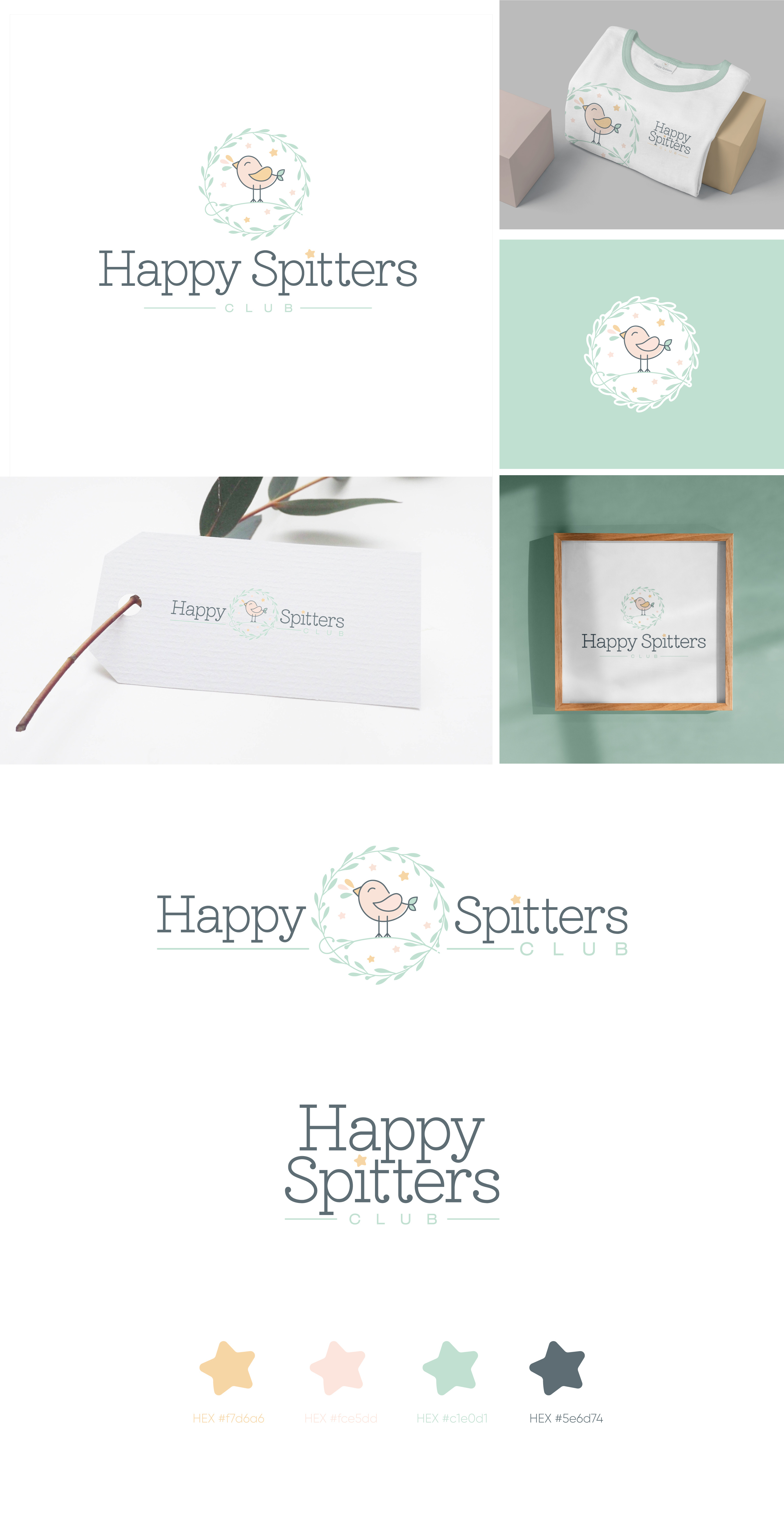 Happy Spitters Club_Logo clean design logo minimal minimalist modern simple simple clean interface