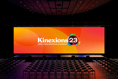 Kinexions 23 - Event Design & Branding art direction branding conference design event design graphic design identity logo logo design print stage design supply chain conference web design