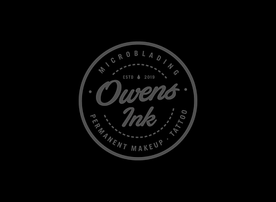 Owens Ink Logo branding graphic design logo signage tattoo