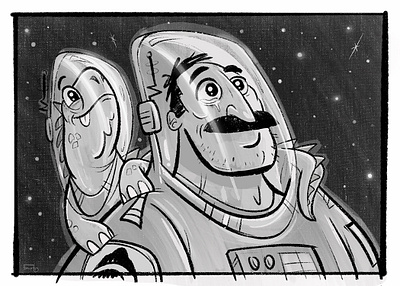 Space Friends character art character design design drawing illustration visual development