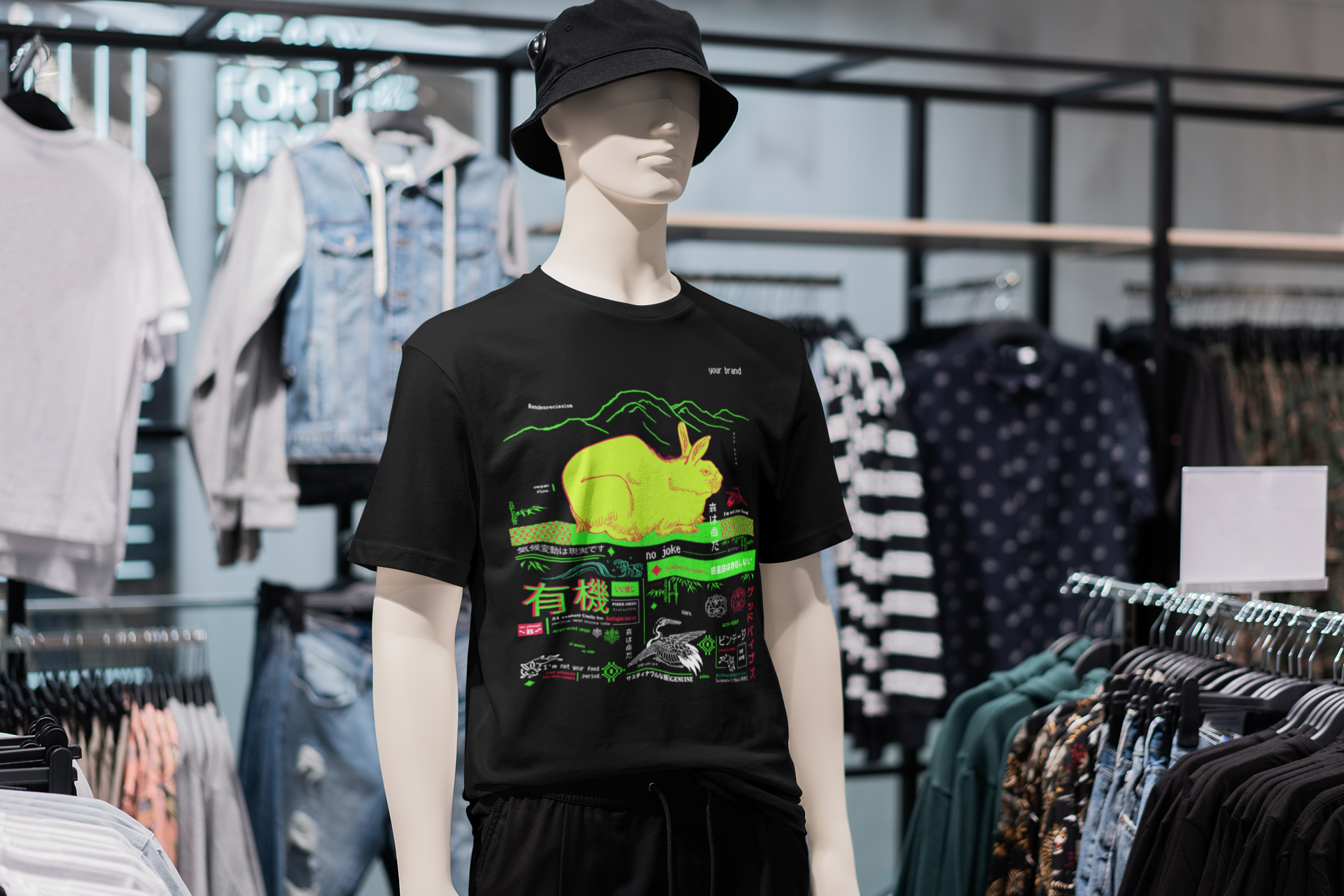 Example of Streetwear Japanese Illustration