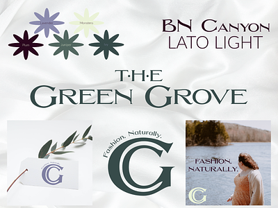 The Green Grove brand brand design branding design graphic design logo typography