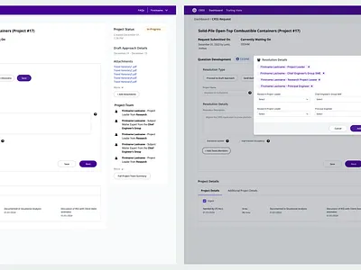 CRSS Redesign timeline ui user interface ux