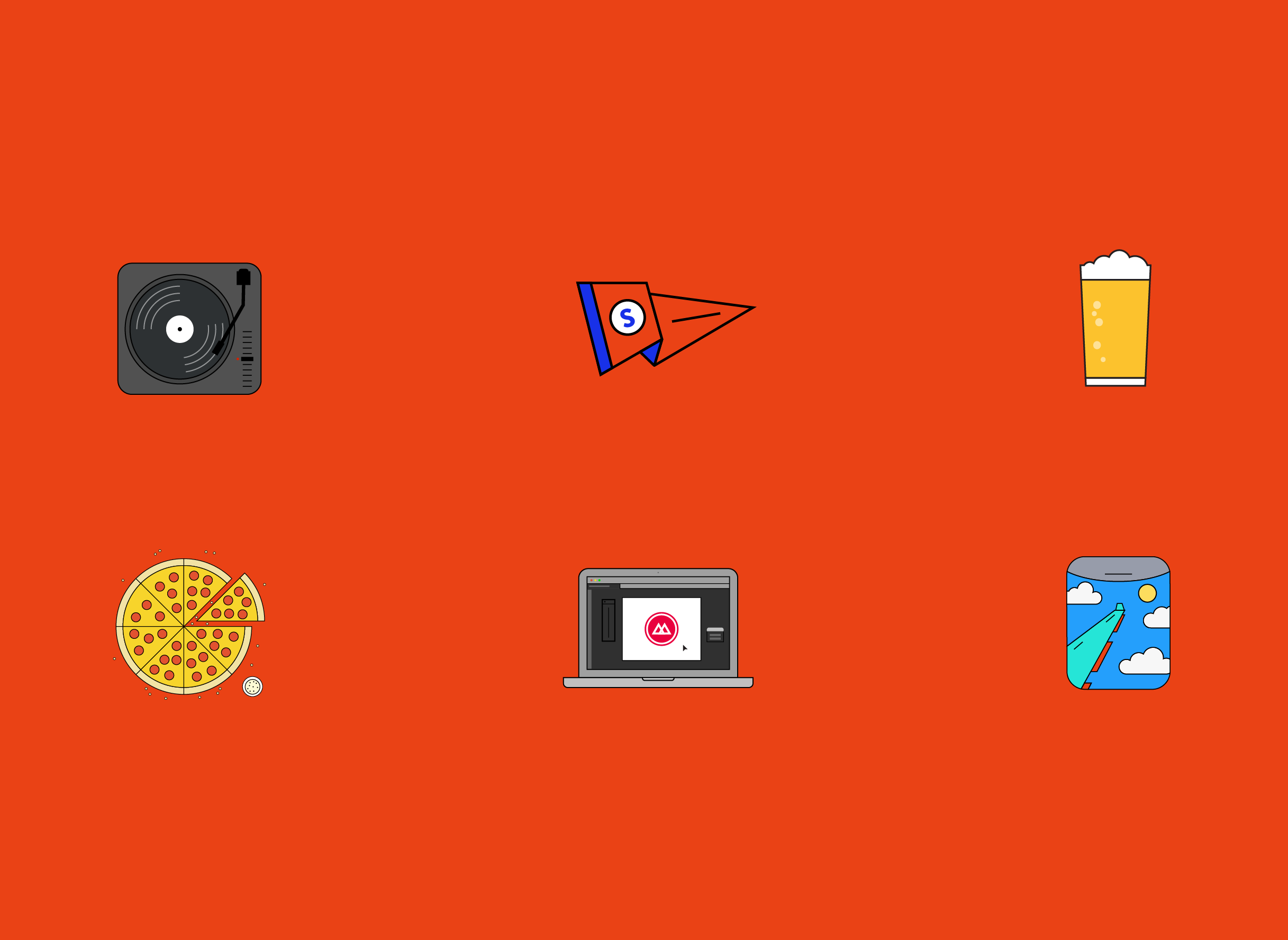 Icons of Interest design digital graphic design iconography