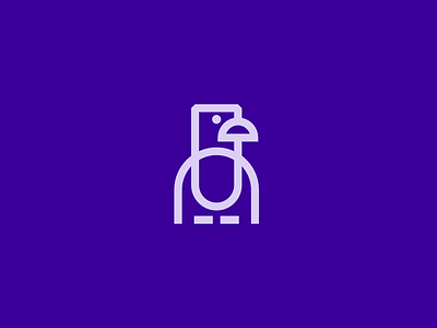Penguin branding design graphic design icon logo minimal vector