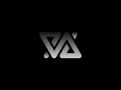 VA Logotype agency app branding company design illustration logo mobile ui web design