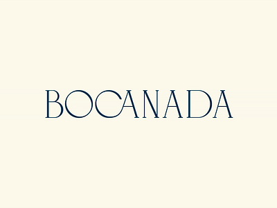 Logotype for Bocanada act direction brand branding design elegant graphic design identity logo logotype mezcal type typography